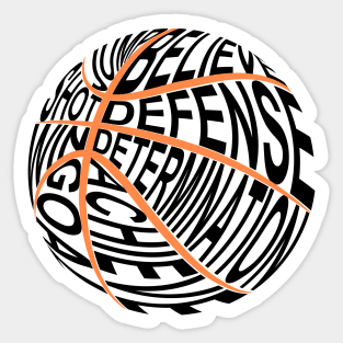 Basketball Sticker